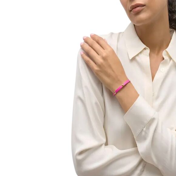 VALENTINO GARAVANI Rockstud Leather Bracelet in Pink - Picture 2 of 11